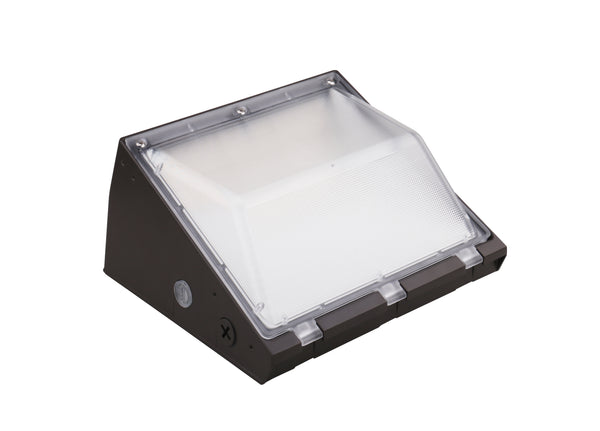 Paby 40W LED Wall Pack Light with Dusk to Dawn Photocell 4800LM 5000K Daylight Replacement for 145W MH/HPS Outdoor Security Lighting Commercial Wall Light for Warehouses Factories Shopping Malls